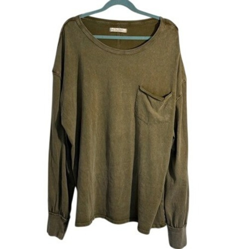 We The Free Fade‎ Into You Military Olive Long-Sleeve T-shirt XL
